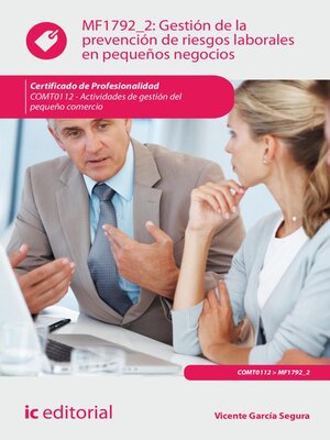 cover image of Gestión de la prevención de riesgos laborales en pequeños negocios. COMT0112